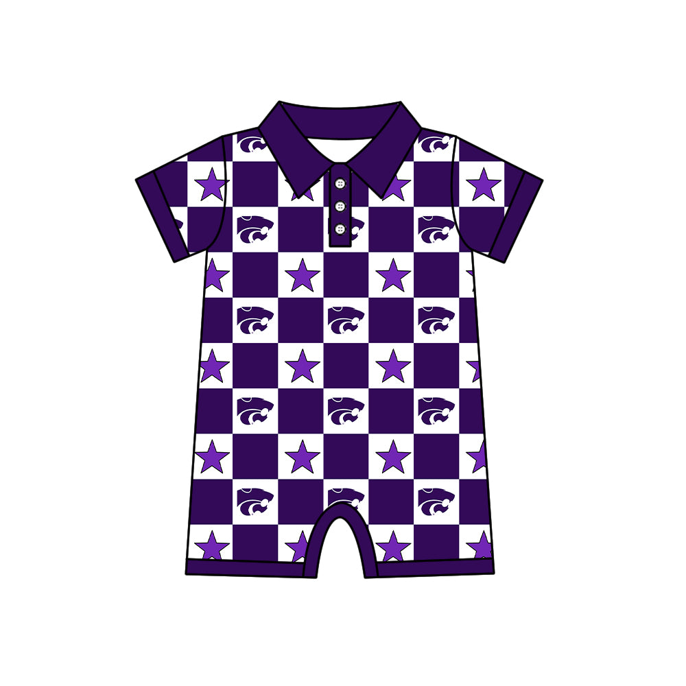 Team design toddle boy summer romper