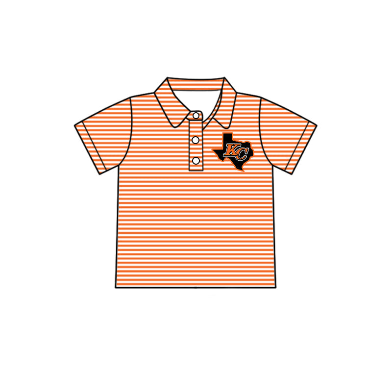Kids baby short sleeve custom team pullover top