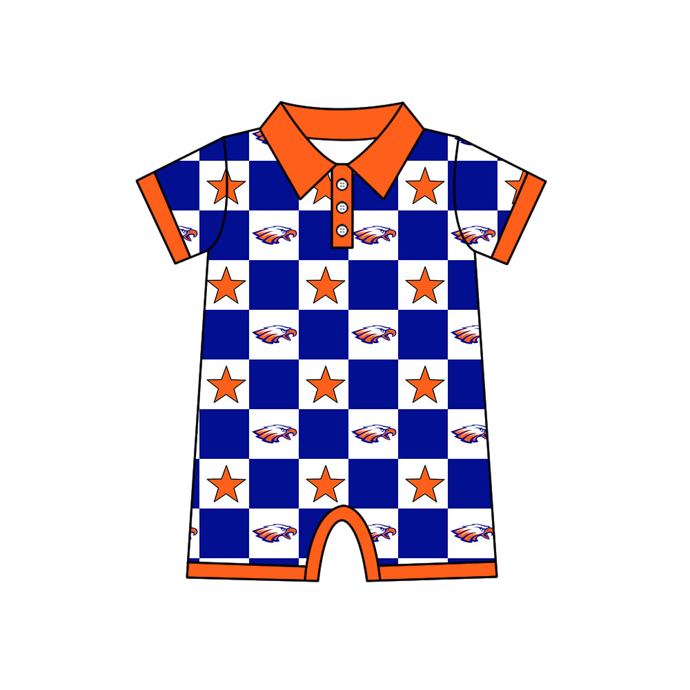 Team design toddle boy summer romper