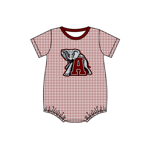 toddle baby boy team elephant  romper