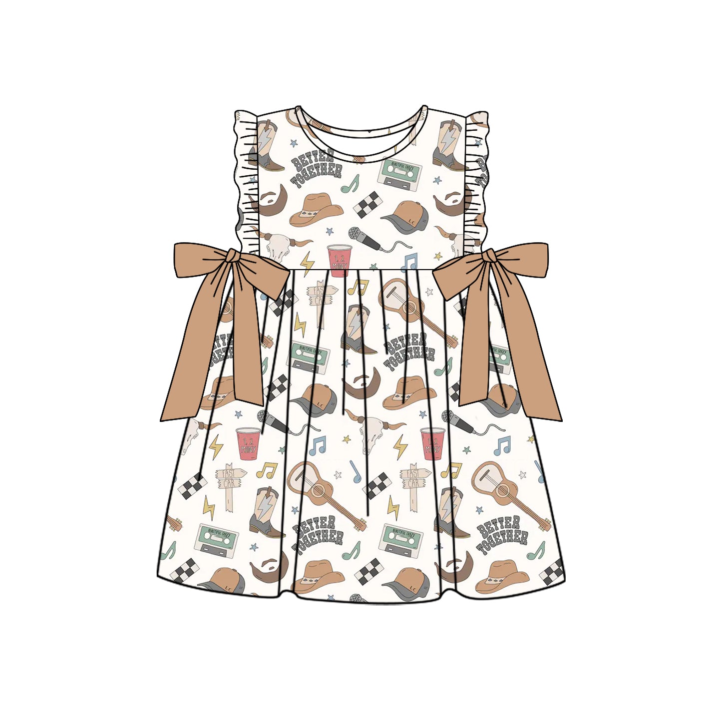 Country music singer baby girls dress preorder