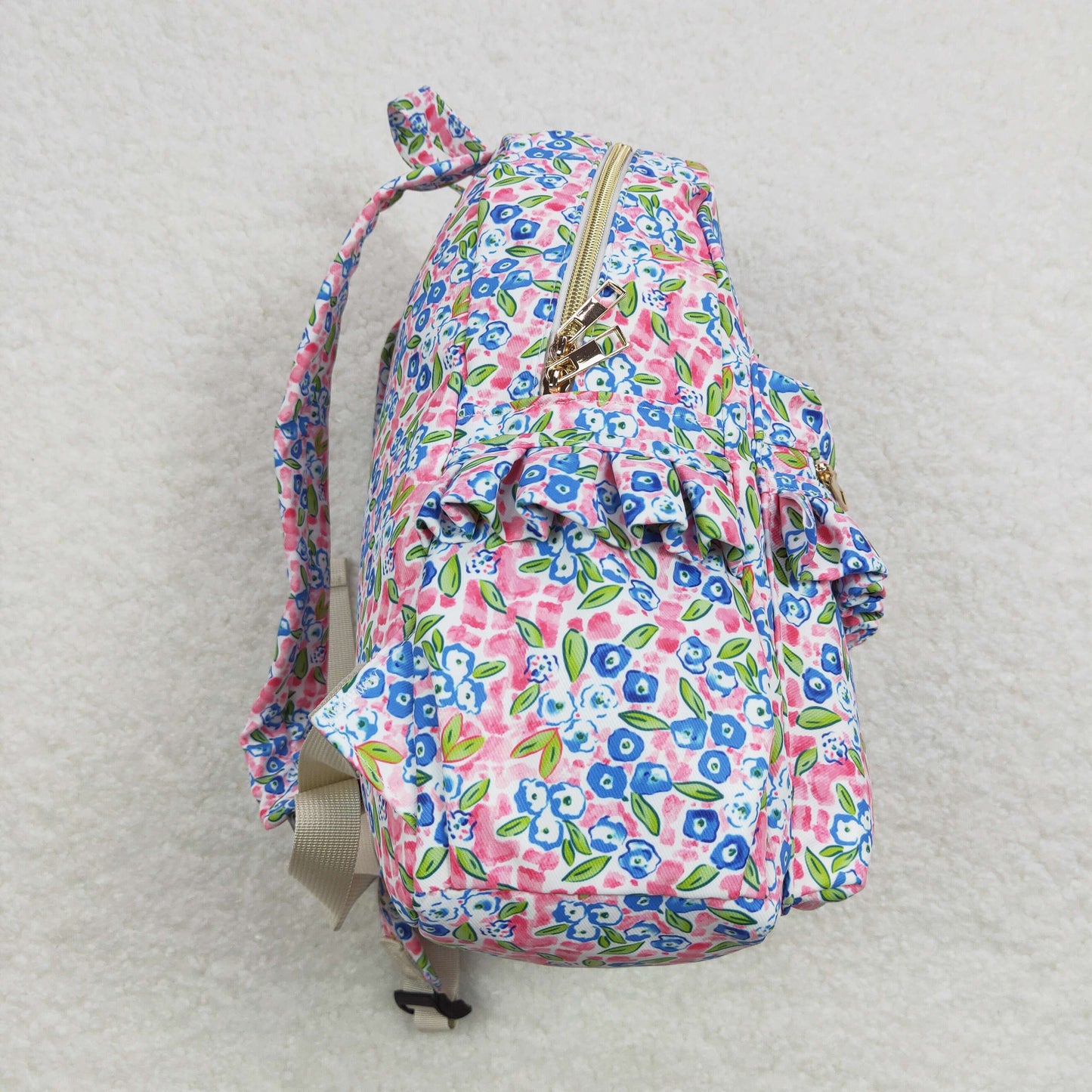 wholesale blue berry shoulder backpack