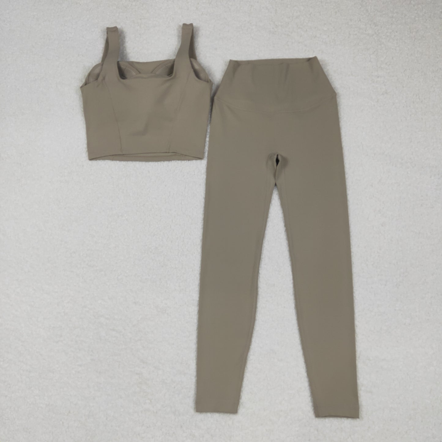 USA SHOP Adult women khaki yoga set