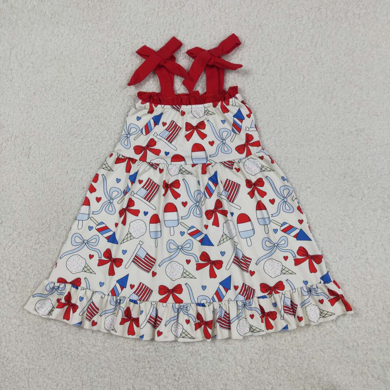 July 4th design girls holiday dress