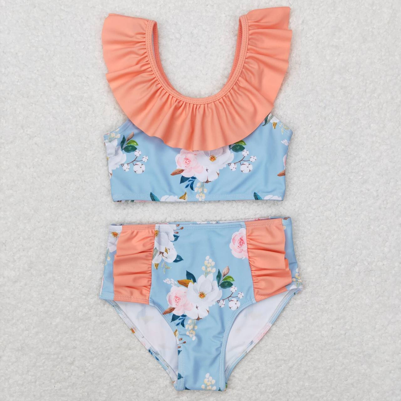 baby floral bathing suit kids swimwear