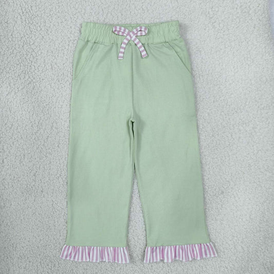 Pea Green color toddle baby girls  pants