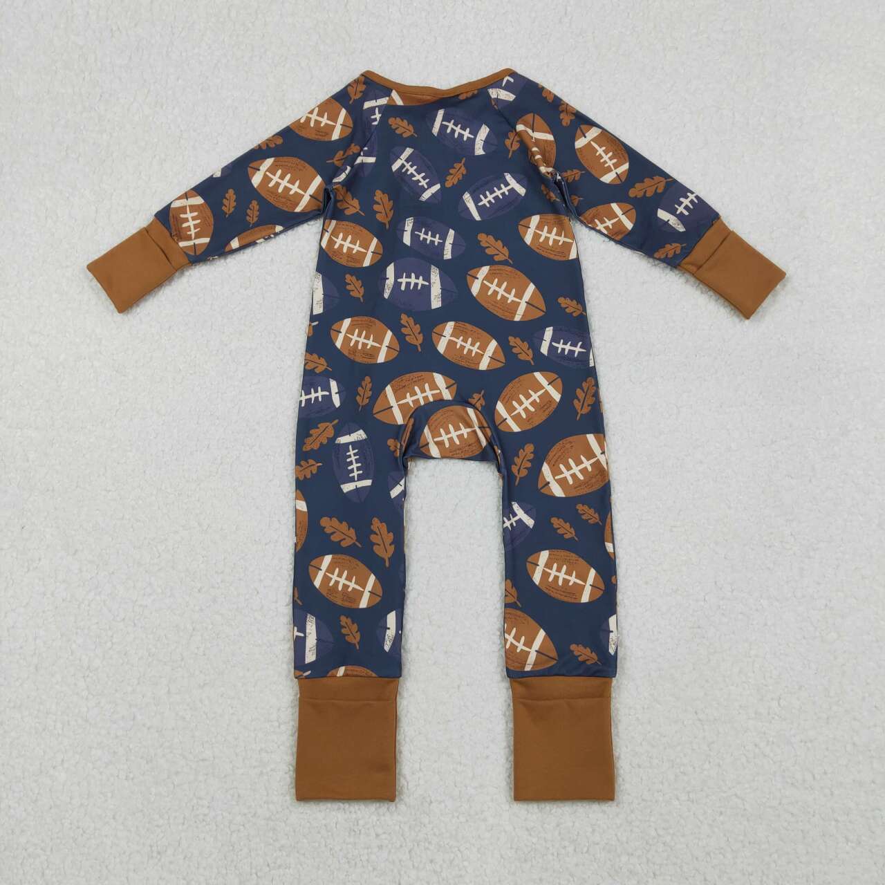 Toddle baby football design long sleeve romper