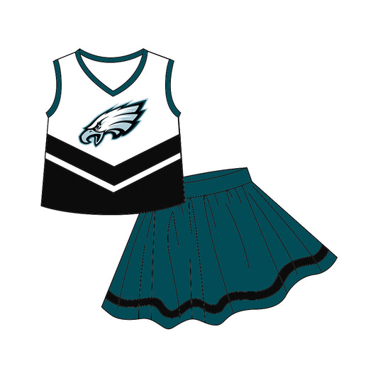 baby girls cheer skirt outfit ,moq 5