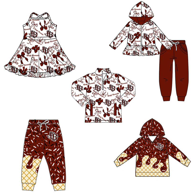 Toddle baby custom team design matching outfit