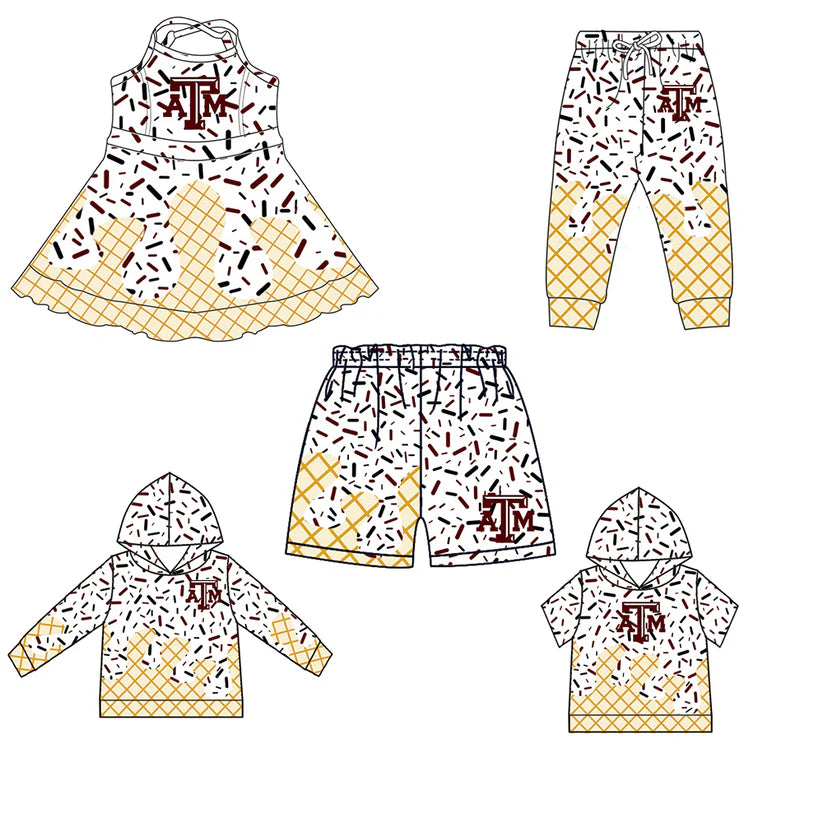 Toddle baby custom team design matching outfit