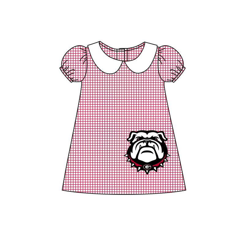 toddle baby girls team dog design dress