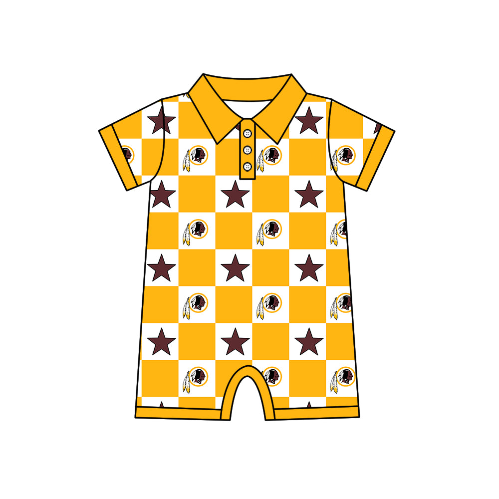 Team design toddle boy summer romper