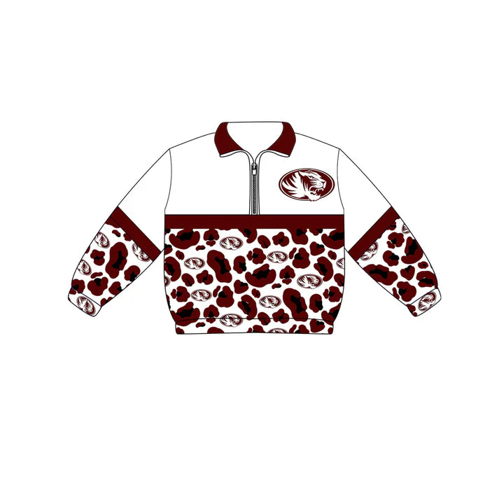 Kids team style long sleeve pullover top