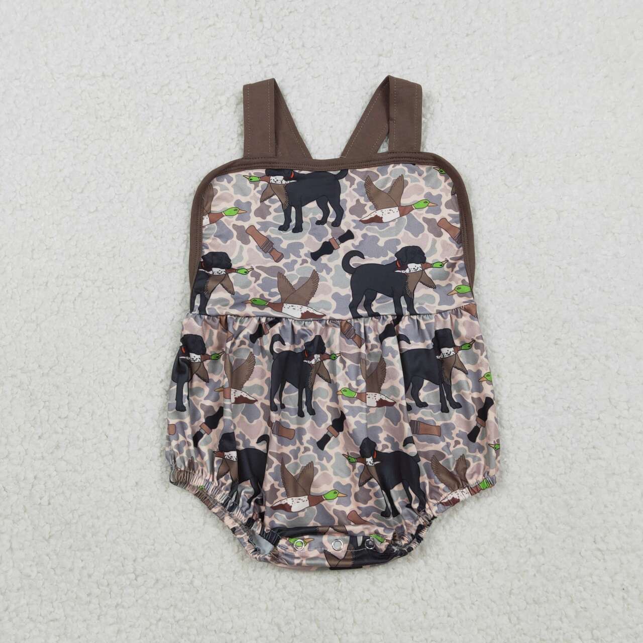 Dog duck design summer romper