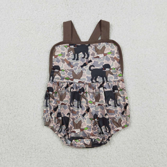 Dog duck design summer romper