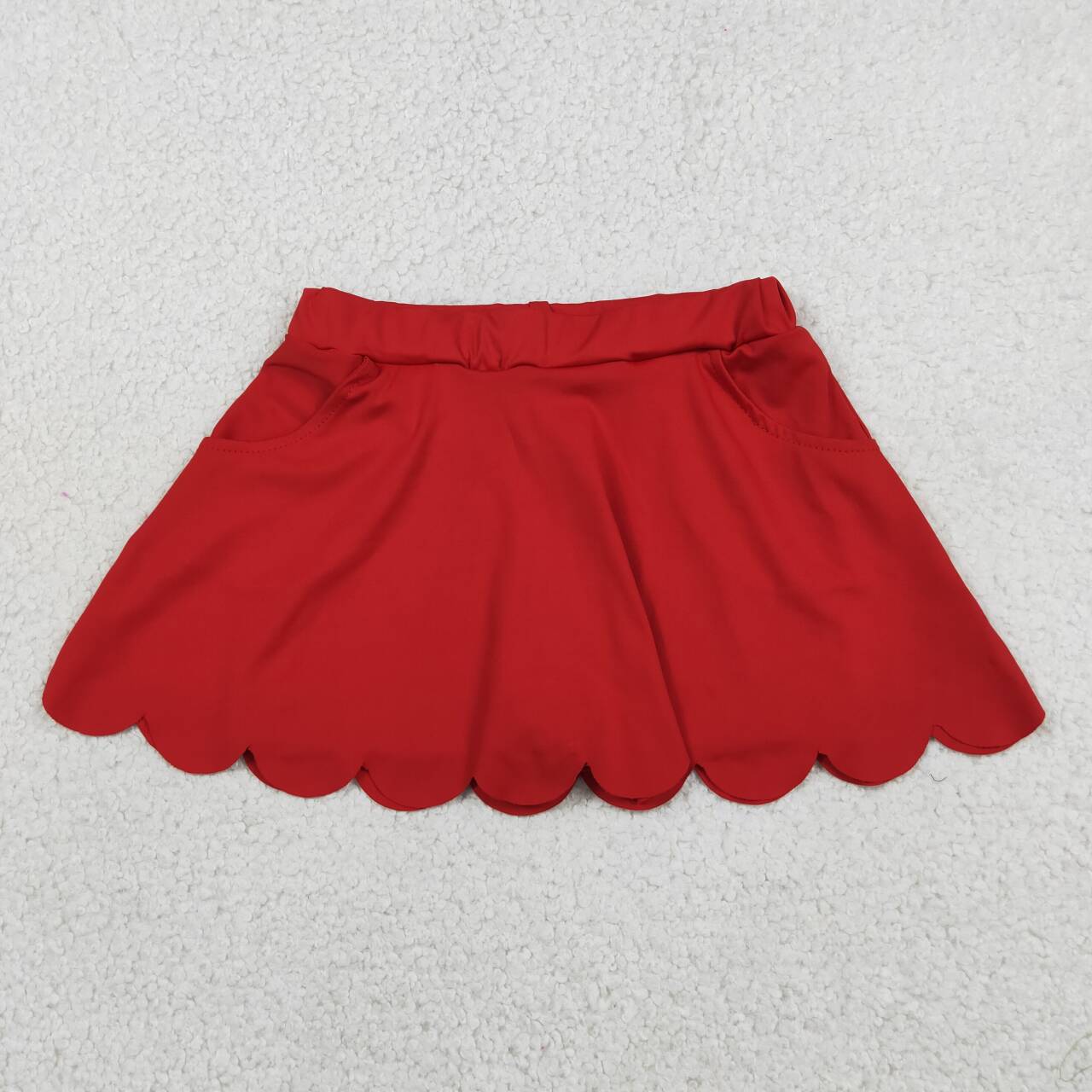 Toddle baby girls red yoga skirt