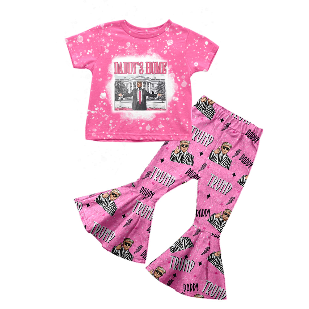 Custom trum design baby girl clothes