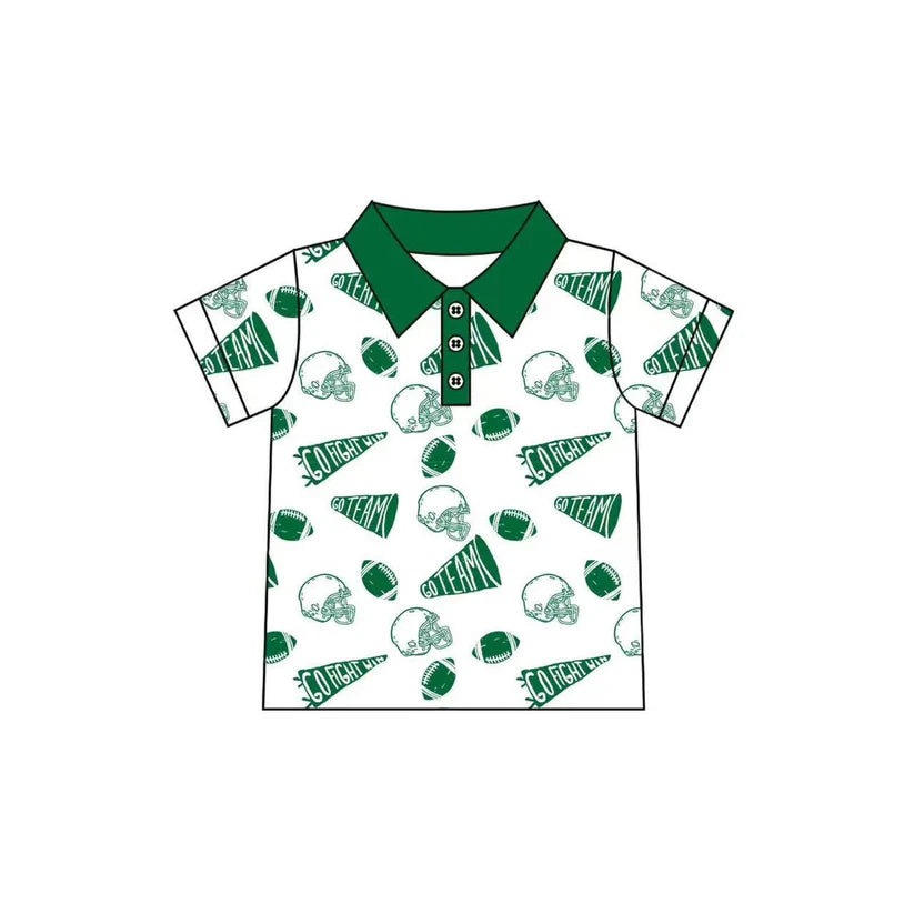 Kids baby custom team short sleeve polo shirt