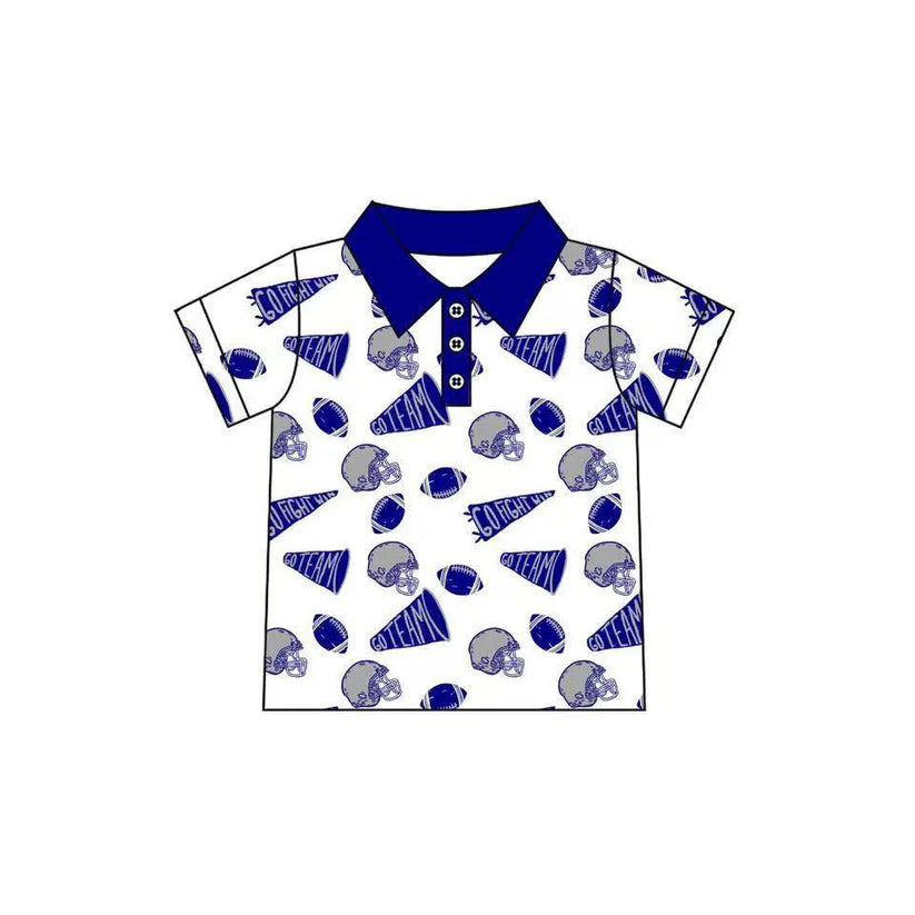 Kids baby custom team short sleeve polo shirt
