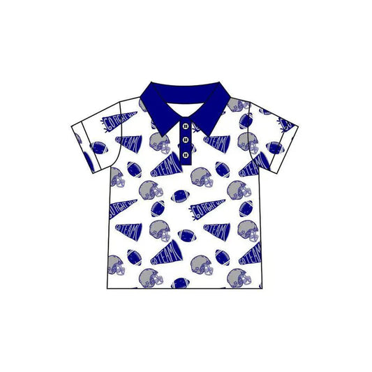 Kids baby custom team short sleeve polo shirt