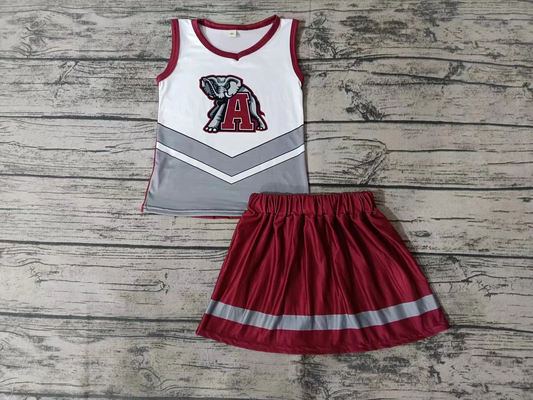 baby girls cheer skirt outfit