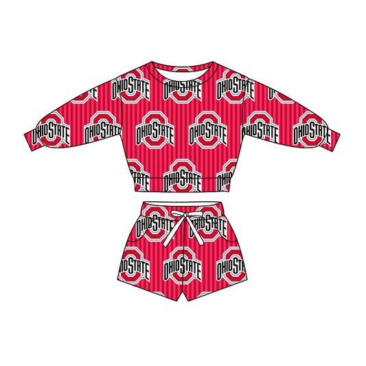 baby girls team design long sleeve spring fall clothing set