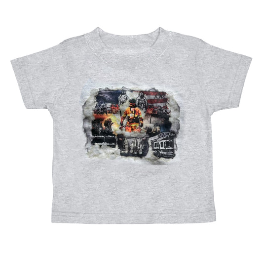 baby boy firetruck shirt