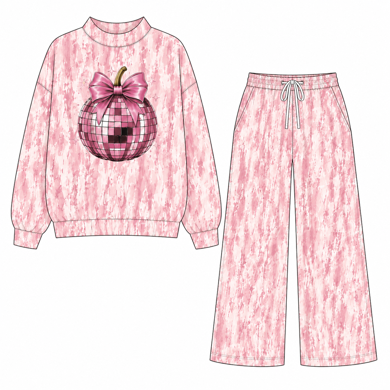Adult women camo design long sleeve milk silk material outfit