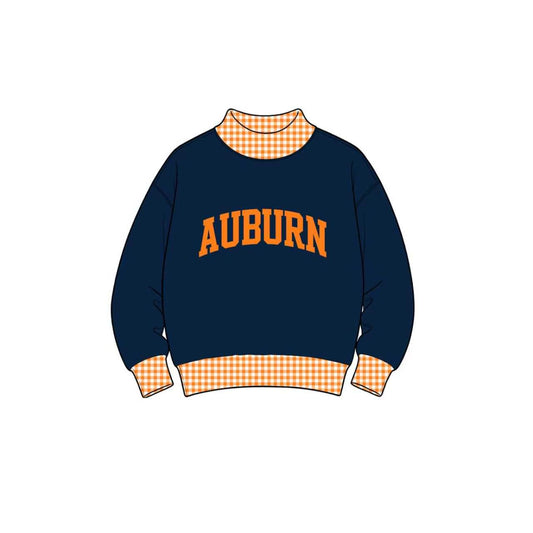 Adult Auburn team design summer long sleeve top