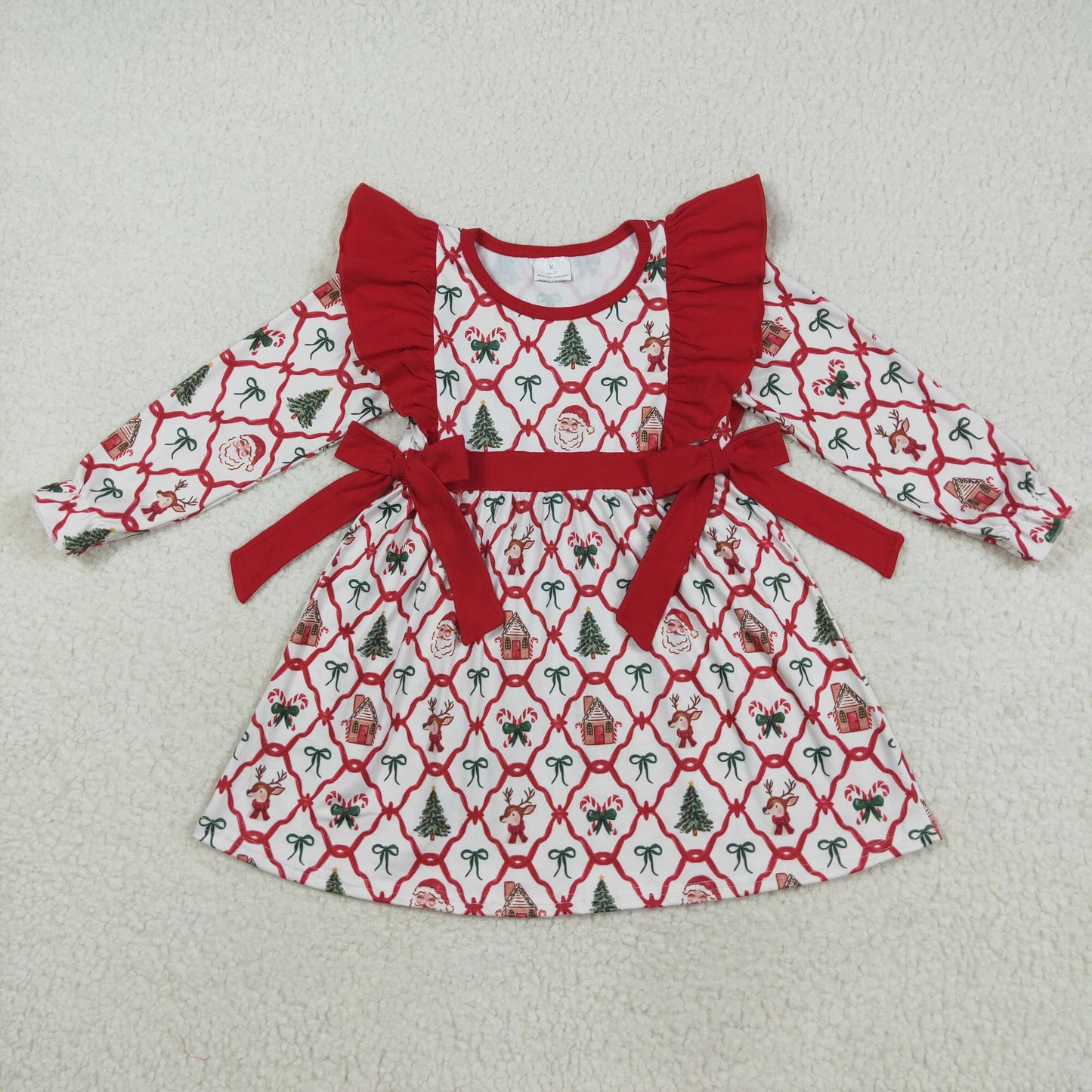 Toddle girls Christmas gingerbread deer tunic top matching pants fall winter clothes