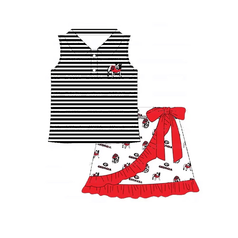 baby girl college team design design outfit