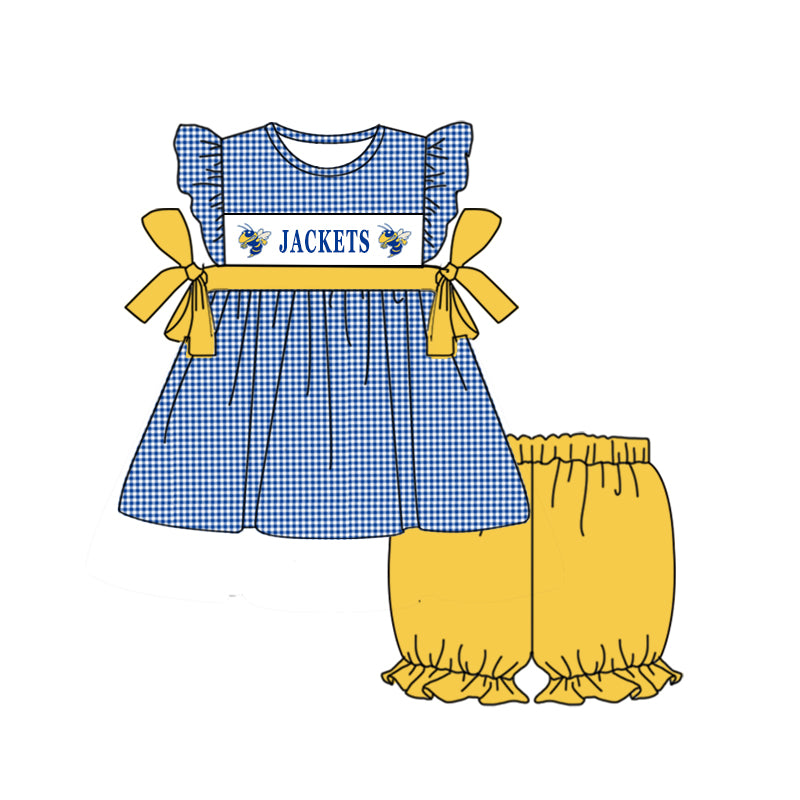 baby girls custom bee design clothes