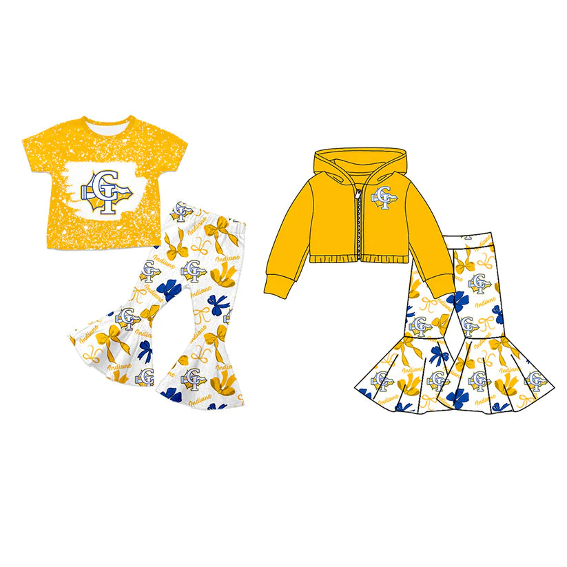 Toddle kids custom college team design matching outfit