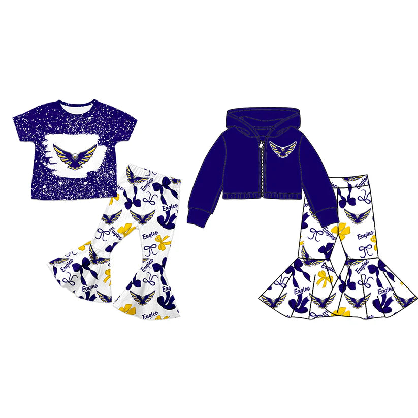 Toddle kids custom college team design matching outfit
