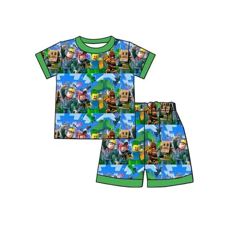 baby boy summer cartoon clothes