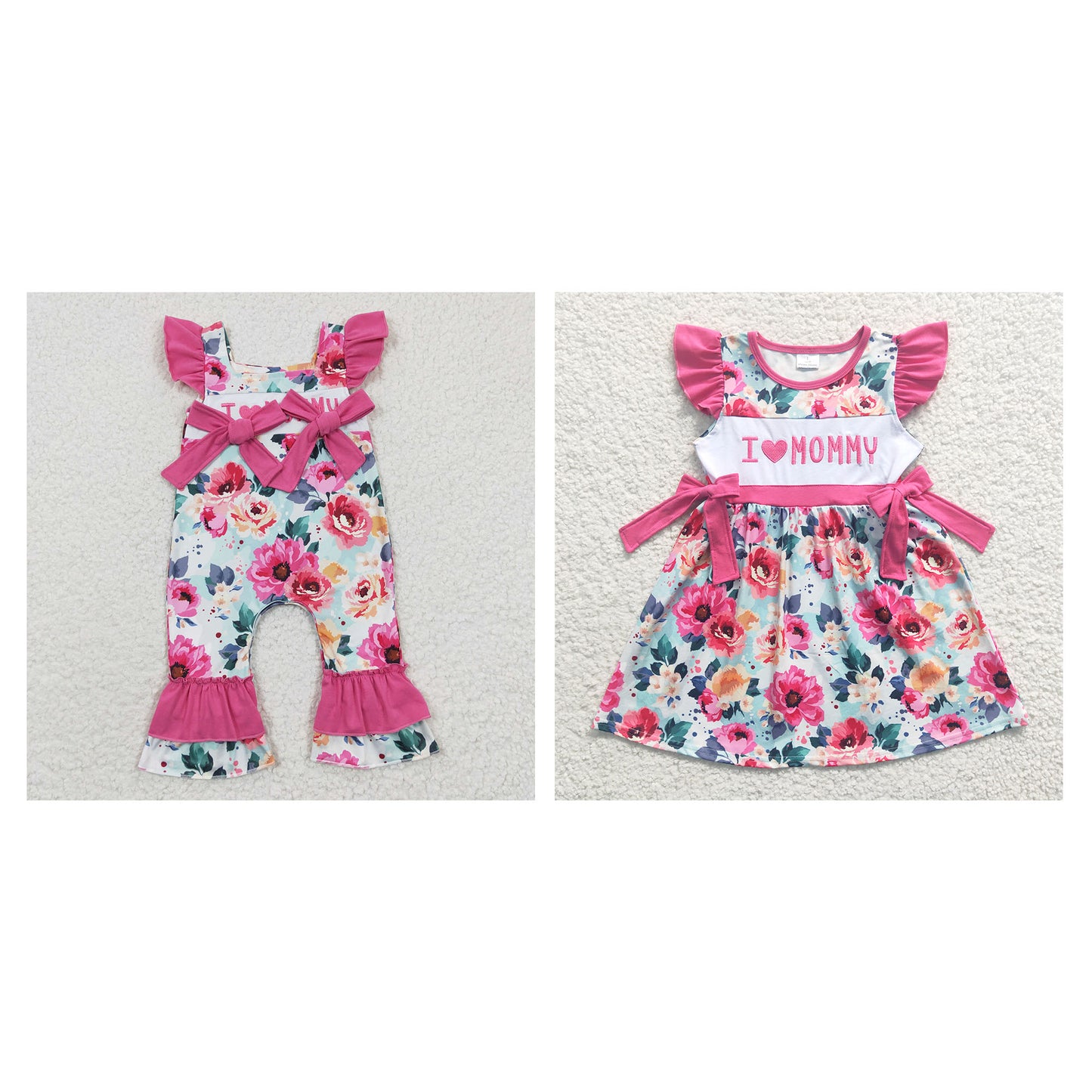 I love mommy floral summer dress , GSD0263