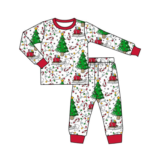 custom order Christmas tree light long sleeve  outfit.
