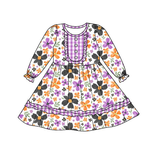 Flower girls wholesale boutique dress baby clothes