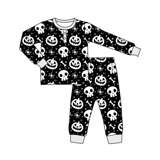 Halloween ghost skull clothes first Halloween clothes sets
