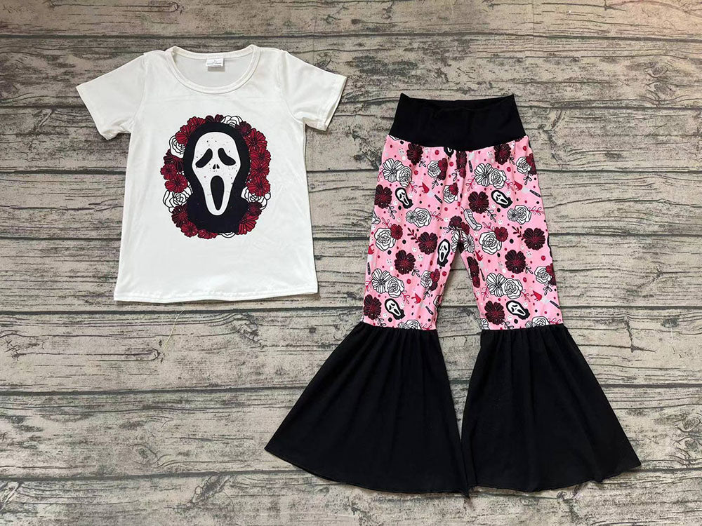 Halloween ghost holiday bell bottoms clothes set  preorder