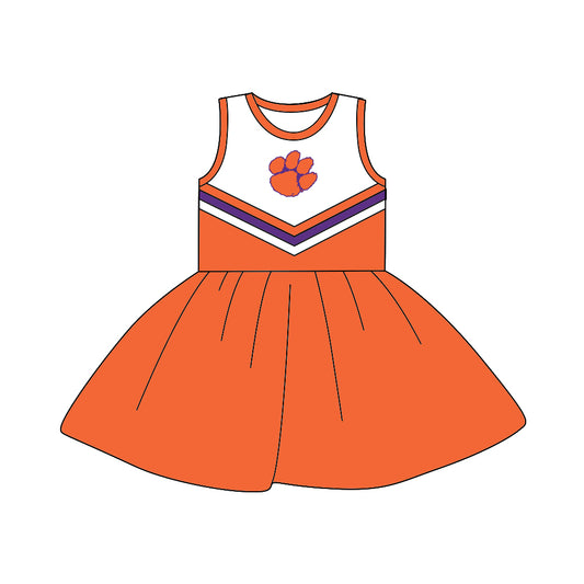 infant toddle girls ballgame dress, moq 3