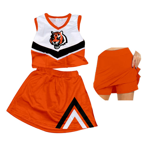 baby girls cheer skirt outfit