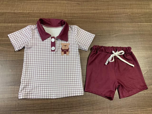 custom order baby boy team design clothes set.  moq 5