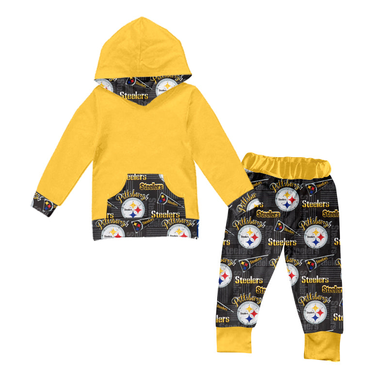 boy long sleeve hoodie set. moq 5