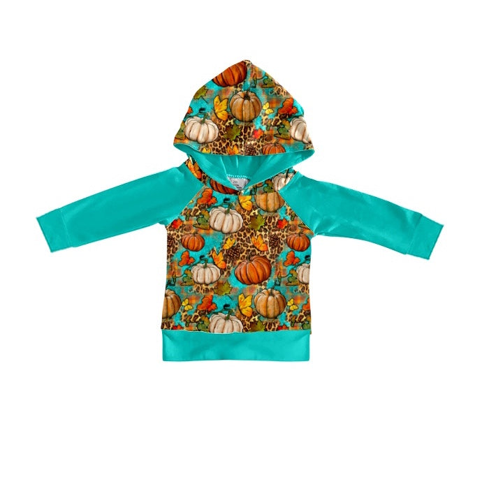 baby  long sleeve pumpkin hoodie top