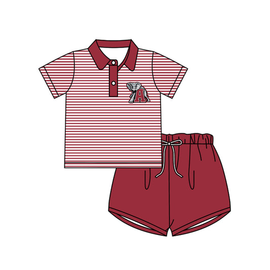 baby boy short sleeve design clothes set, moq 3