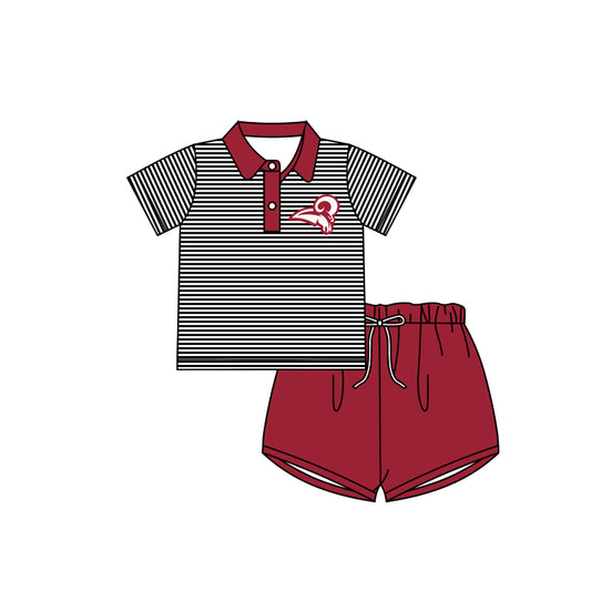 boy short sleeve clothes set, moq 5