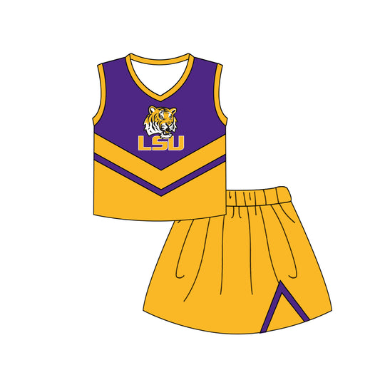 baby girls cheer skirt outfit