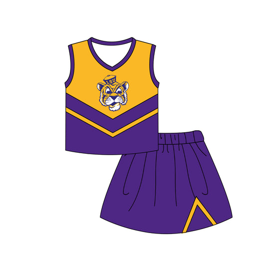 baby girls cheer skirt outfit