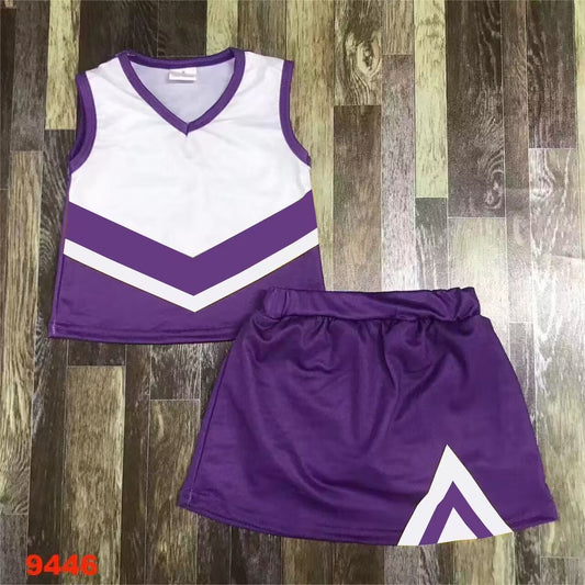 boy girls cheer outfit. moq 5